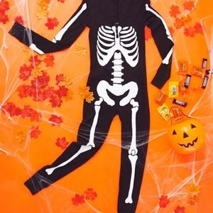 Victoria's Secret PINK Skeleton Halloween Onesie M